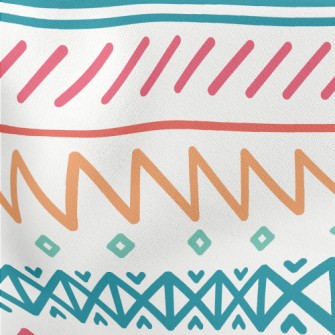 Tribal Drawings Stretch Ponte