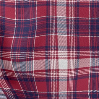 Autumn And Winter Plaid Patter Stretch Ponte