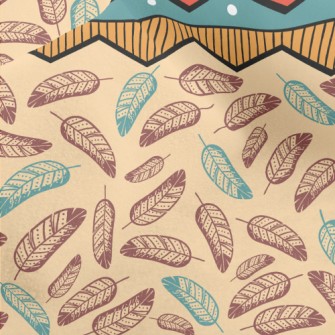 Feather Painting Micro Fleece