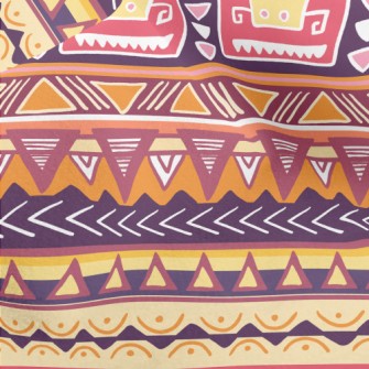 Tribal Pattern Micro Fleece