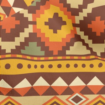 Ethnic Style Micro Fleece