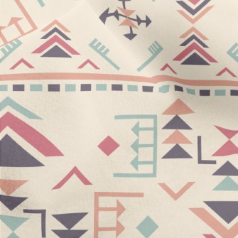 Colorful Triangle Diagram Micro Fleece