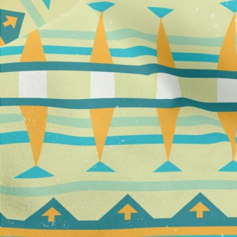 Geometric Arrow Pattern Micro Fleece