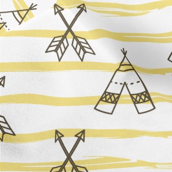 Tent With Arrows Micro Fleece