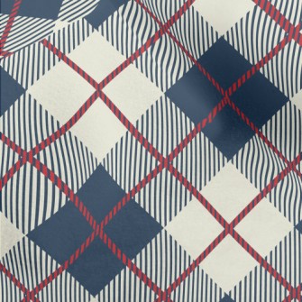 Blue Scotch Plaid Micro Fleece