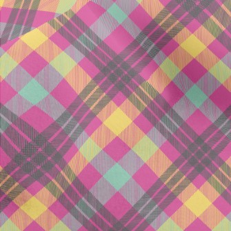 Bright Plaid Micro Fleece