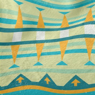 Geometric Arrow Pattern Minky