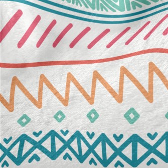 Tribal Drawings Minky