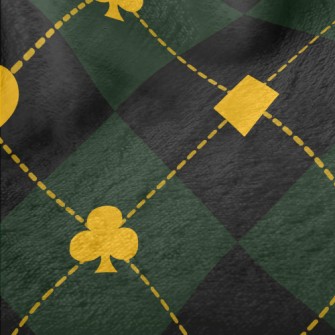 Playing Card Plaid Minky