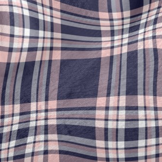 Purple Plaid Minky