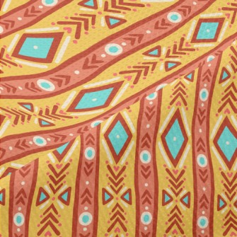 Cute Tribal Stripes Piqué