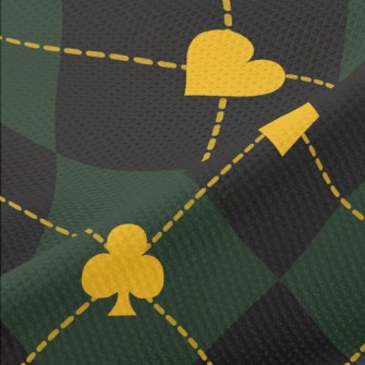 Playing Card Plaid Piqué