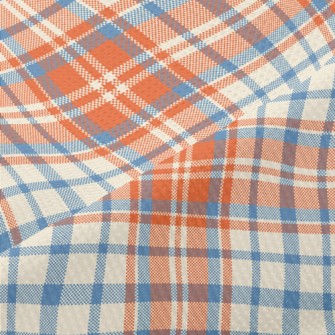 Mosaic Plaid Piqué