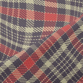 Elegant Plaid Piqué