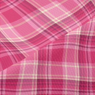 Sweet Pink Plaid Piqué