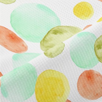 Watercolor Dots Piqué