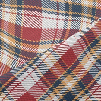 Slash Scotch Grid Piqué