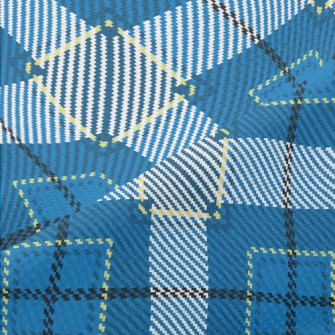 Blue Square Piqué