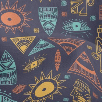 African Antiquities Lightweight Performance Linen