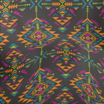 Colorful Geometric Shapes Lightweight Performance Linen