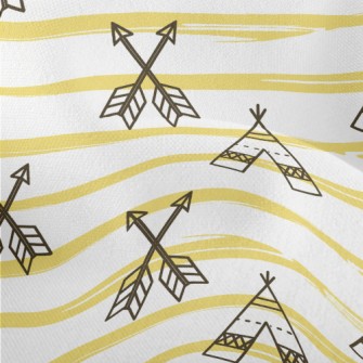 Tent With Arrows Lightweight Performance Linen
