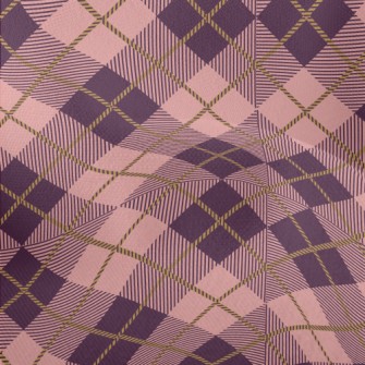 Pink And Purple Plaid Lightweight Performance Linen
