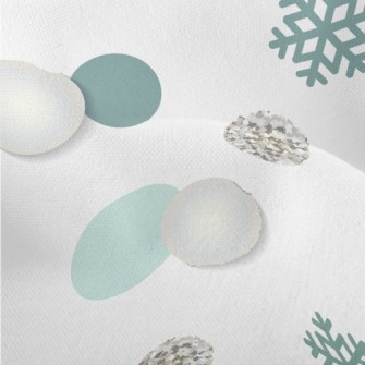 Bright Snowflake Dots Lightweight Performance Linen