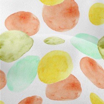 Watercolor Dots Lightweight Performance Linen