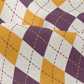 Purple And Yellow Rhombus Modern Jersey