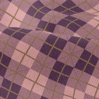 Pink And Purple Plaid Modern Jersey