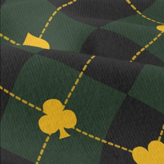 Playing Card Plaid Modern Jersey