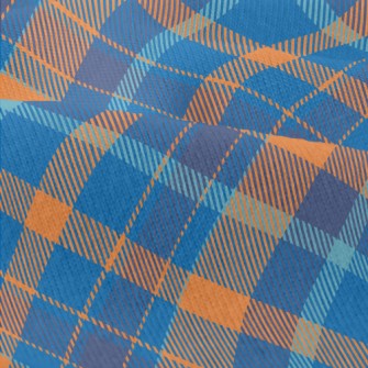 Ocean Blue Check Modern Jersey
