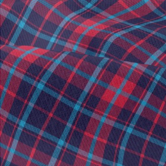 Bright Red And Blue Checkered Modern Jersey