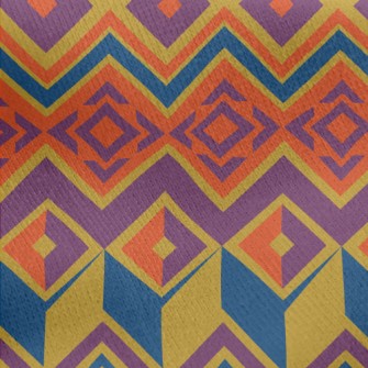 Lines And Triangles Abstract I Jersey Backed Fleece