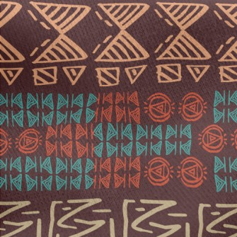 Tribal Writing Jersey Backed Fleece