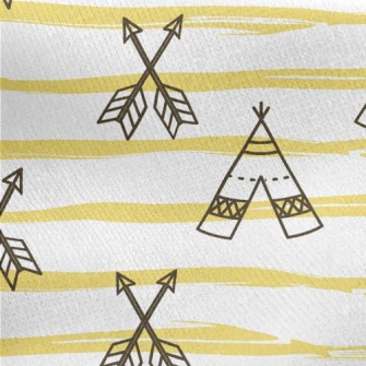 Tent With Arrows Jersey Backed Fleece