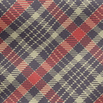 Elegant Plaid Jersey Backed Fleece