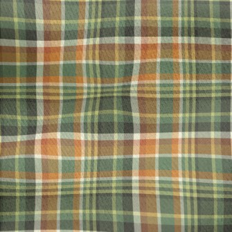 Ordinary And Elegant Plaid Jersey Backed Fleece