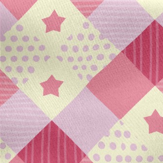 Cute Little Stars Jersey Backed Fleece