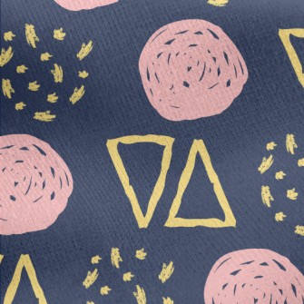 Doodle Graffiti Jersey Backed Fleece