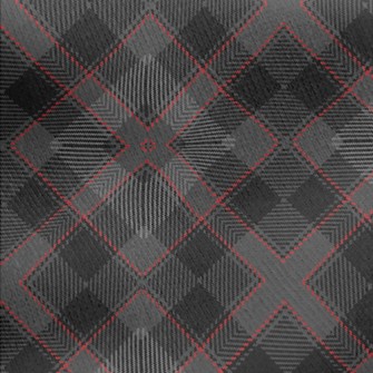 Black Woven Plaid Jersey Backed Fleece