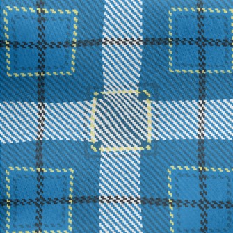 Blue Square Jersey Backed Fleece