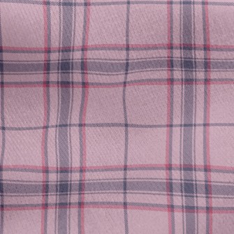 Pink And Purple Large Plaid Jersey Backed Fleece