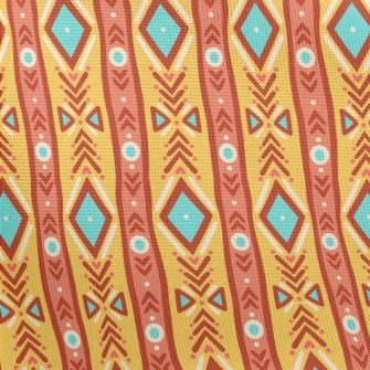 Cute Tribal Stripes Pongee