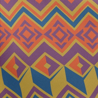 Lines And Triangles Abstract I Pongee