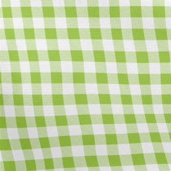 Green Checkerboard Pongee