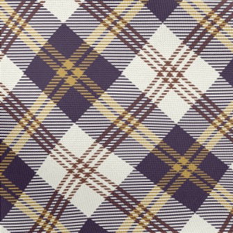 Elegant Purple Plaid Pongee
