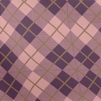 Pink And Purple Plaid Pongee
