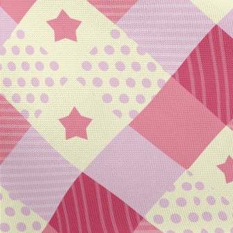 Cute Little Stars Pongee