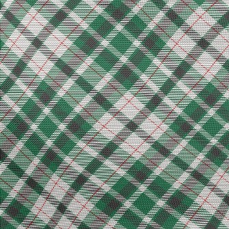Green Square Stripes Pongee